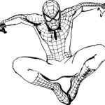 desenho homem aranha para colorir e imprimir