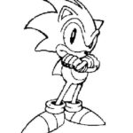 sonic desenho para pintar