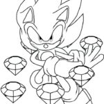 desenho sonic esmeraldas imprimir e pintar