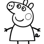 desenho peppa pig para imprimir e colorir