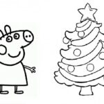 desenho peppa pig natal imprimir